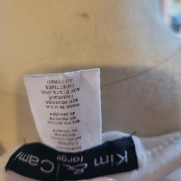 Kim and Cami oversized polka dot shirt, like new, sz L - Picture 7 of 7